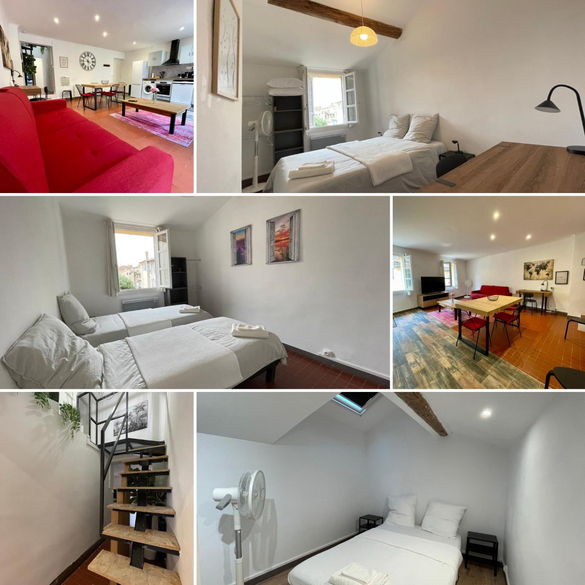 Spacieux Appartement T4 / 70 M2 8 Personnes Aix-en-Provence Extérieur photo